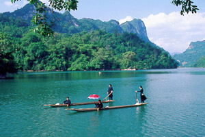 Ba Be Lake in Bac Kan province, Vietnam