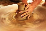 Pottery making village at Bat Trang village