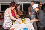 Cooking class on sundeck Gray Line Halong Cruise