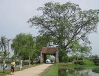Cycling to Duong Lam Village