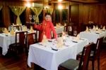 Restaurant on Indochina Sails Cruises Halong Bay, Vietnam