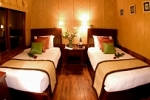 Twin cabin on Indochina Sails Cruises Halong Bay, Vietnam