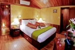 Luxury cabin on Indochina Sails Premium Halong Bay, Vietnam