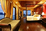 Luxury cabin on Violet Cruise Halong Bay, Vietnam